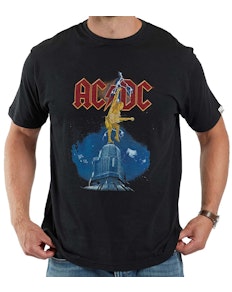 North 56°4 Official Licensed AC/DC T-Shirt Black